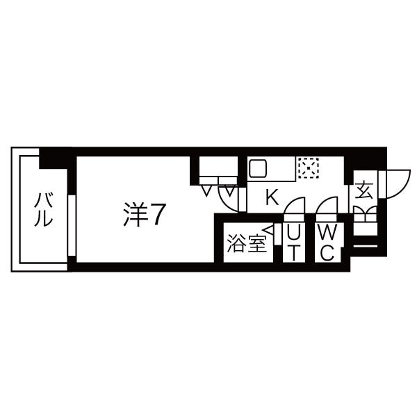 鶴橋駅 徒歩6分 2階の物件間取画像