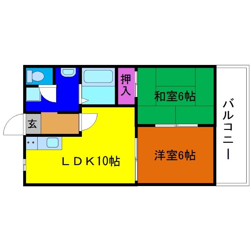 物件間取画像