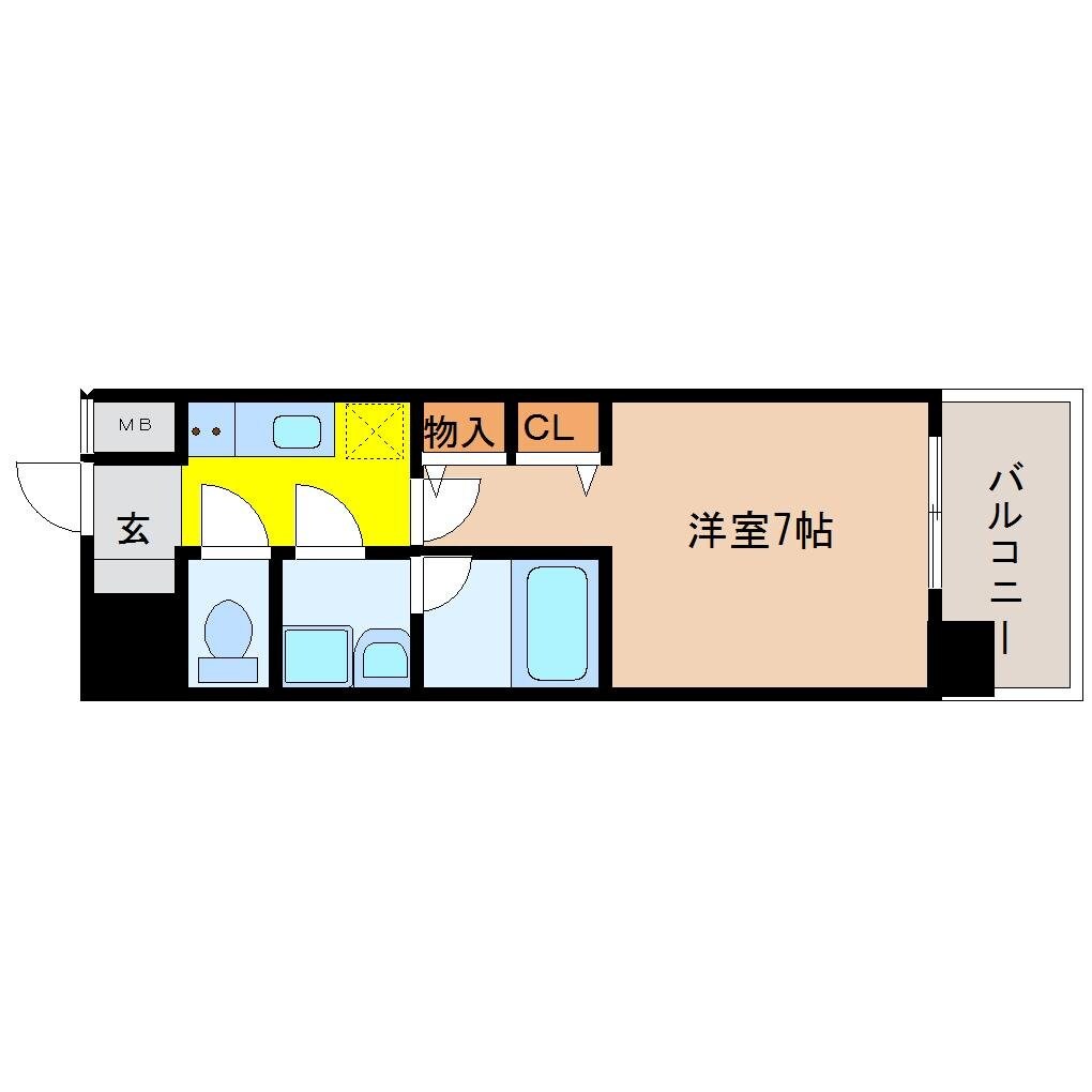 Splendid MikuniⅡ（スプランディッド三国Ⅱ）の物件間取画像