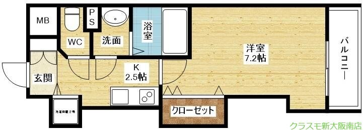 Luxe十三の物件間取画像