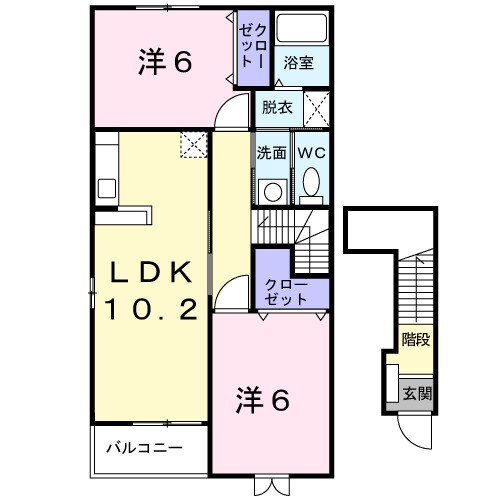 ハルトリーゲルＣの物件間取画像