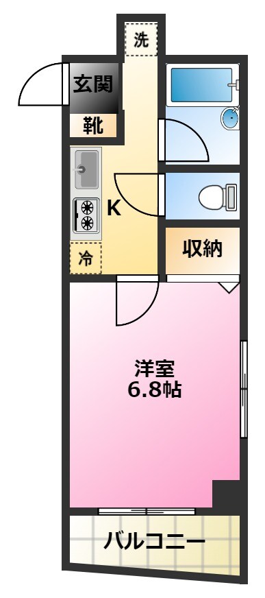 ＭＫサリチェの物件間取画像