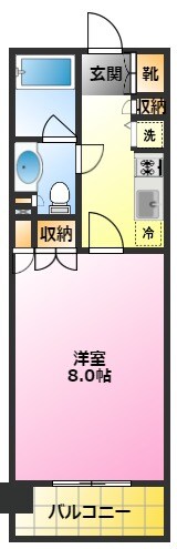 クラッサ元住吉の物件間取画像