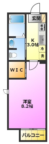 新川崎駅 徒歩15分 2階の物件間取画像