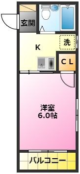 コートサイドビューの物件間取画像