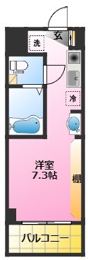 エクサハイツ元住吉の物件間取画像