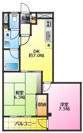 第一小金井マンションの物件間取画像