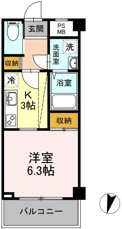 MOE　MUSASHIKOSUGI【モエムサシコスギ】の物件間取画像