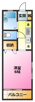 ベルハイツの物件間取画像