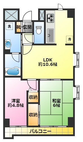 グランメゾンマエダⅡの物件間取画像