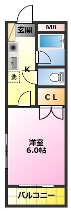 ＯＫＩＮＡ武蔵中原の物件間取画像