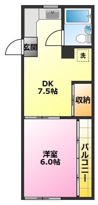 サンハイツの物件間取画像