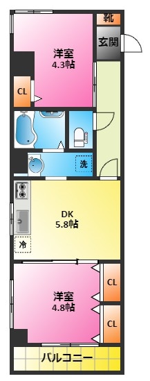 アルステージ元住吉の物件間取画像