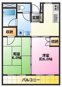 物件間取画像