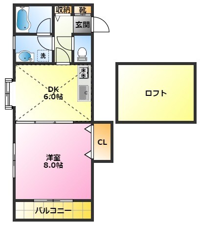 シャッセ中原の物件間取画像