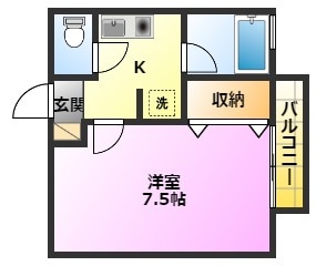 レモンハウスⅡの物件間取画像