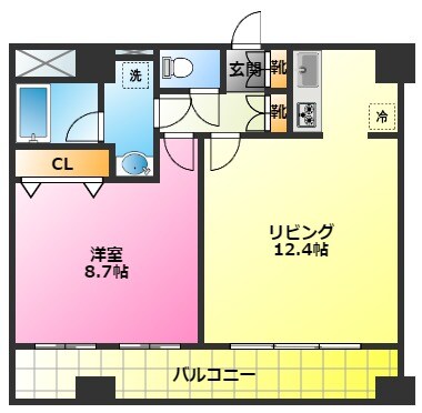 ヴィルヌーブの物件間取画像