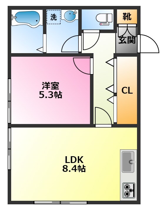 MS　BLDG17『エムエスビルディング』の物件間取画像