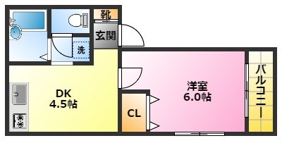 ハイツみゆきの物件間取画像