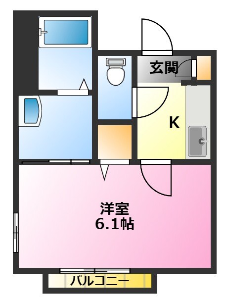 クレセントの物件間取画像