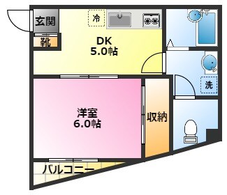 元住コアハイツの物件間取画像