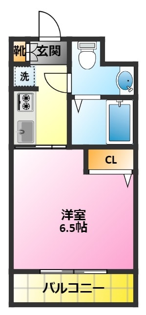 シャトレー木月の物件間取画像