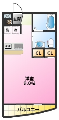 柳澤ビルⅤの物件間取画像