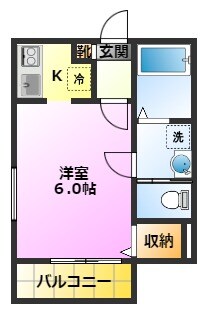 サンメゾンの物件間取画像