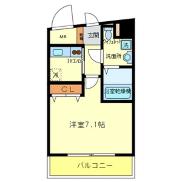 ＪＲ俊徳道駅 徒歩1分 4階の物件間取画像