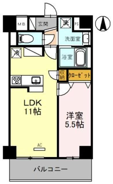 平野駅 徒歩10分 4階の物件間取画像