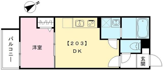 ALEGRIA鴻池新田の物件間取画像