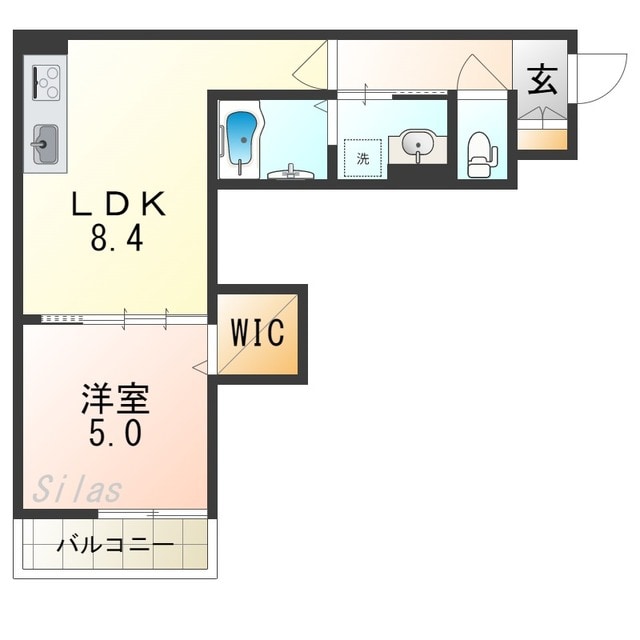 クリエオーレ吉田下島の物件間取画像