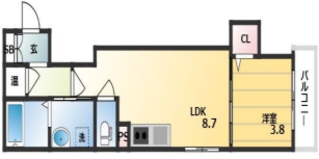 河内花園駅 徒歩12分 2階の物件間取画像