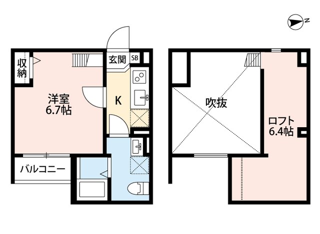 弥刀駅 徒歩5分 2階の物件間取画像