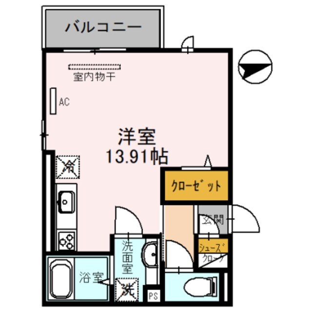 鶴橋駅 徒歩3分 3階の物件間取画像