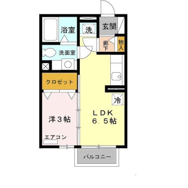 久宝寺駅 徒歩10分 2階の物件間取画像
