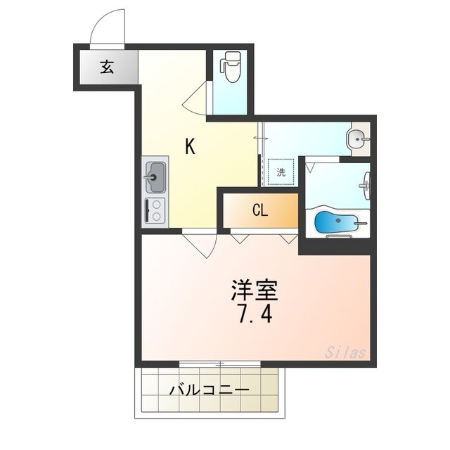 フジパレス新石切の物件間取画像