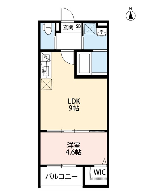 CRASTINE北巽の物件間取画像