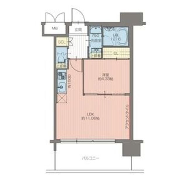 荒本駅 徒歩2分 3階の物件間取画像