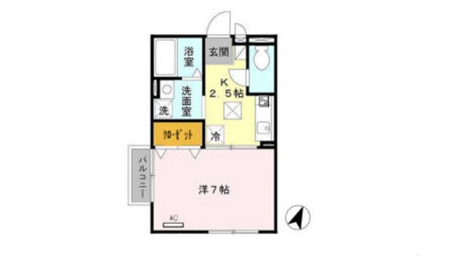 河内山本駅 徒歩17分 1階の物件間取画像