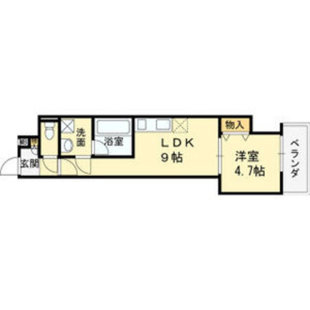 河内花園駅 徒歩7分 2階の物件間取画像