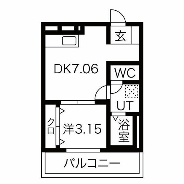 八尾南駅 徒歩22分 1階の物件間取画像