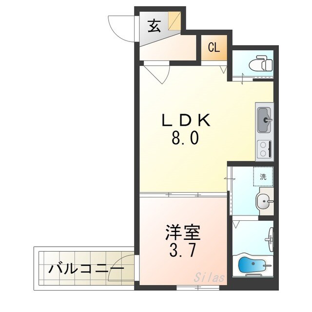 アーバン・コハマの物件間取画像