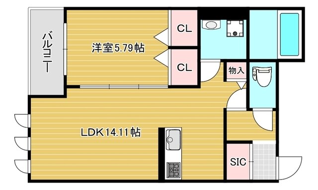 南巽駅 徒歩9分 2階の物件間取画像