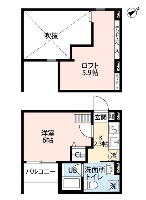 堺東駅 徒歩15分 1階の物件間取画像