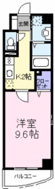 湊駅 徒歩8分 6階の物件間取画像