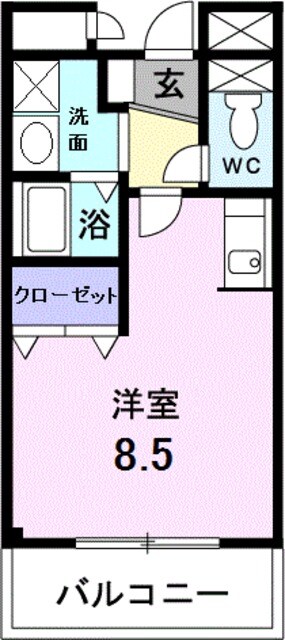 津久野駅 徒歩17分 2階の物件間取画像