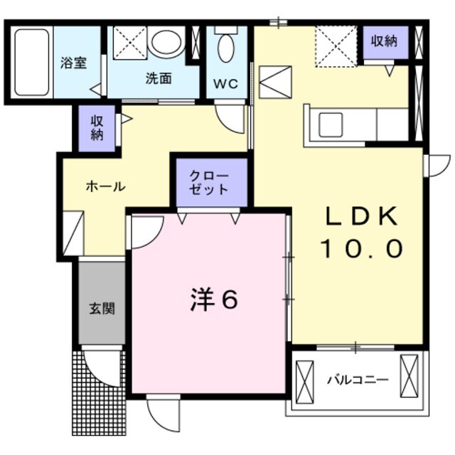 湊駅 徒歩13分 1階の物件間取画像