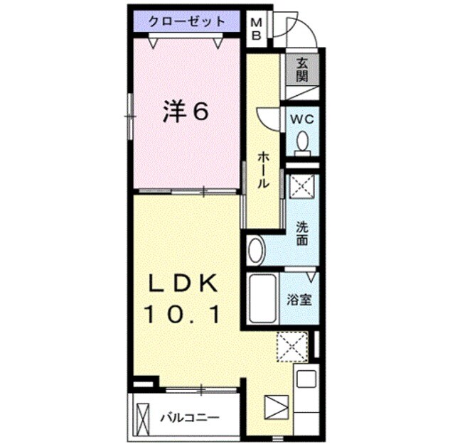 avenir新金岡の物件間取画像