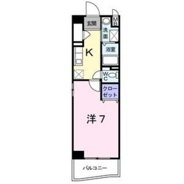 近鉄八尾駅 徒歩6分 6階の物件間取画像